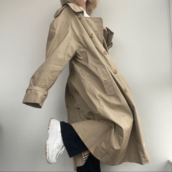 Vintage Burberry’s Nova Check Trench Coat